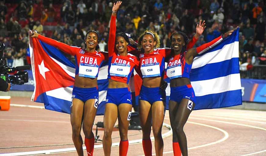 Atletismo cubano en Santiago 2023