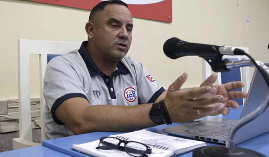 Juan Reinaldo Pérez Pardo, presidente de la Federación Cubana de Béisbol
