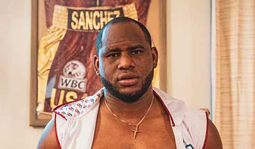 Boxeador cubano de la división peso pesado Frank Sanchez