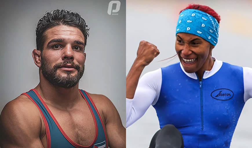 Luchador Luis Orta y canoísta Yarisleidis Cirilo mejores deportistas de Cuba