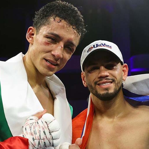 Rafael Espinoza y Robeisy Ramírez boxeadores peso pluma