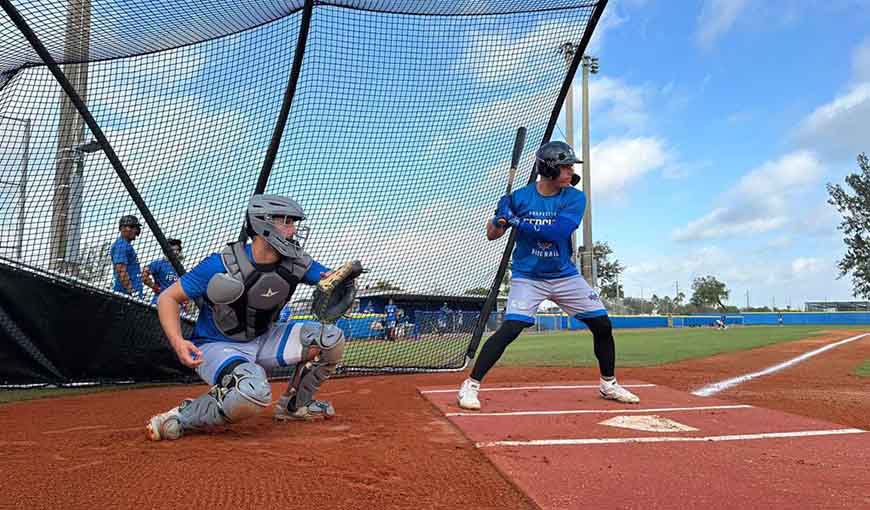 Entrenamientos del equipo de la Federación Profesional Cubana de Béisbol Fepcube