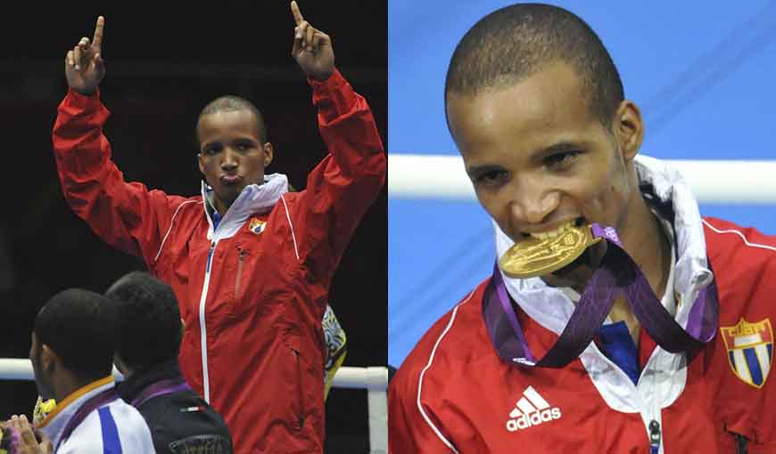 Roniel Iglesias, oro olímpico 2012 en boxeo subastado en RR Auction