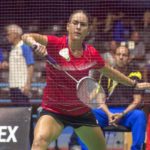 Taymara Oropesa en el Torneo Giraldilla de La Habana de Bádminton