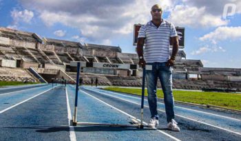 Anier García, campeón olímpico cubano de los 110 metros con vallas