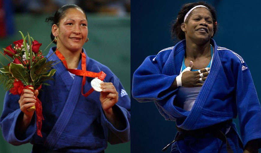 Yalennis Castilo y Yanet Bermoy, estrellas del judo cubano