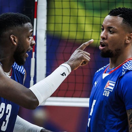 El voleibol cubano se juega la clasificación olímpica en la VNL 2024