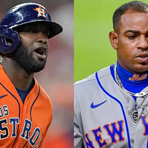 Beisbolistas cubanos Yordan Álvarez y Yoenis Céspedes ranking de jonroneros cubanos en MLB