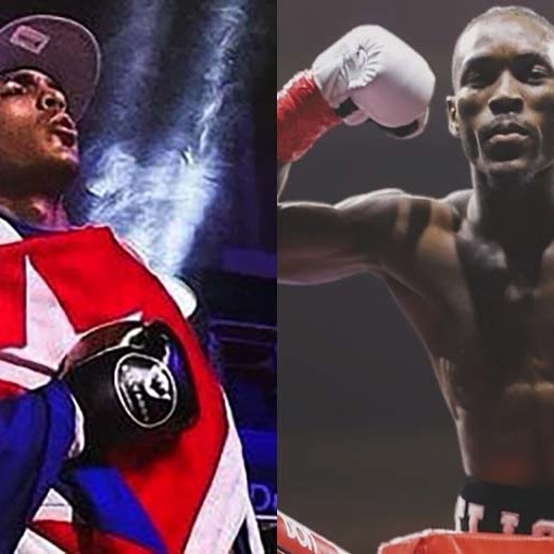 Boxeadores cubanos Frank Zaldívar y Yosdiel Nápoles