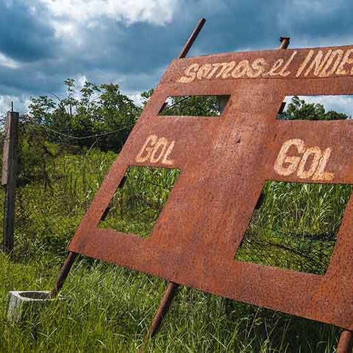 Estadio de fútbol cubano La Bombonera, en San Cristóbal