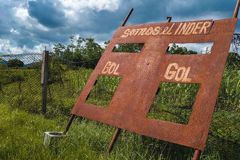 Estadio de fútbol cubano La Bombonera, en San Cristóbal