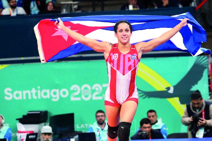 Luchadora cubana Yusneylis Guzmán