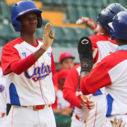 Equipo Cuba en Premundial de Béisbol Sub18