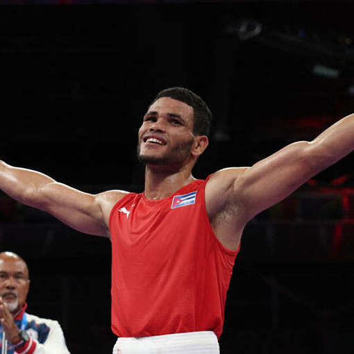 Boxeador cubano Erislandy Álvarez