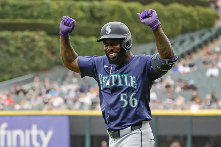 Randy Arozarena con los Marineros de Seattle